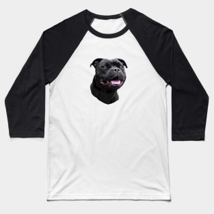 Staffy - Staffordshire bull terrier Baseball T-Shirt